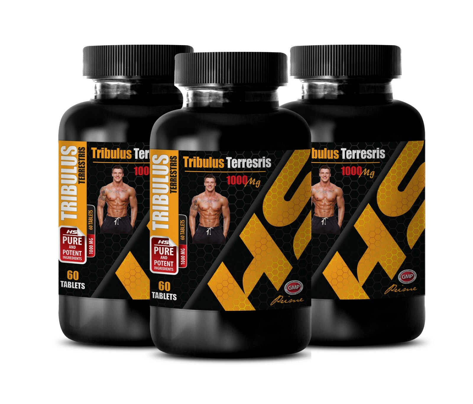 Male Stamina – TRIBULUS TERRESTRIS – best booster 180 Tablets 3 Bottles