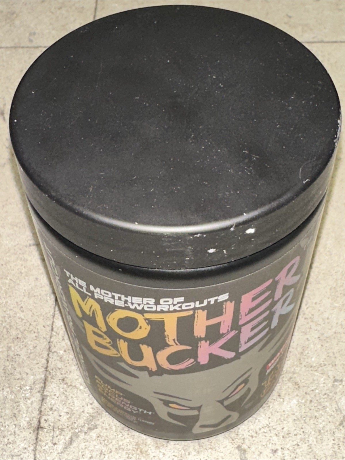 BUCKED UP MOTHER BUCKER PRE-WORKOUT Pump Focus Strength Energy Tart Candy
