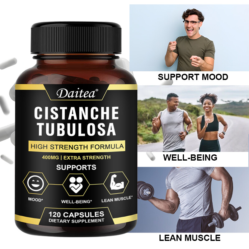 Cistanche Deserticola Capsules – Daily Health Supplement – Mood, Muscle Support