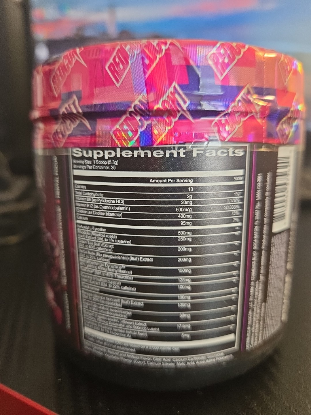 RARE Redcon1 War Games Pre Workout Bubble Gum Gaming Exp 12/26 5.6 oz.