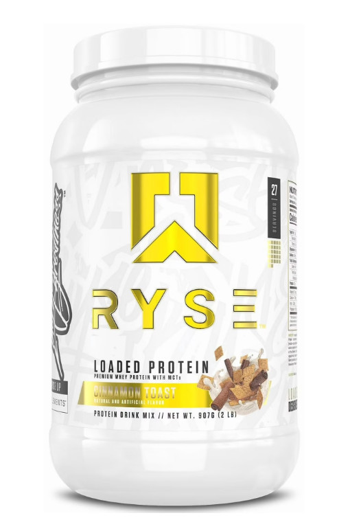 RYSE Loaded Protein Powder – Cinnamon Toast – 20 Servings