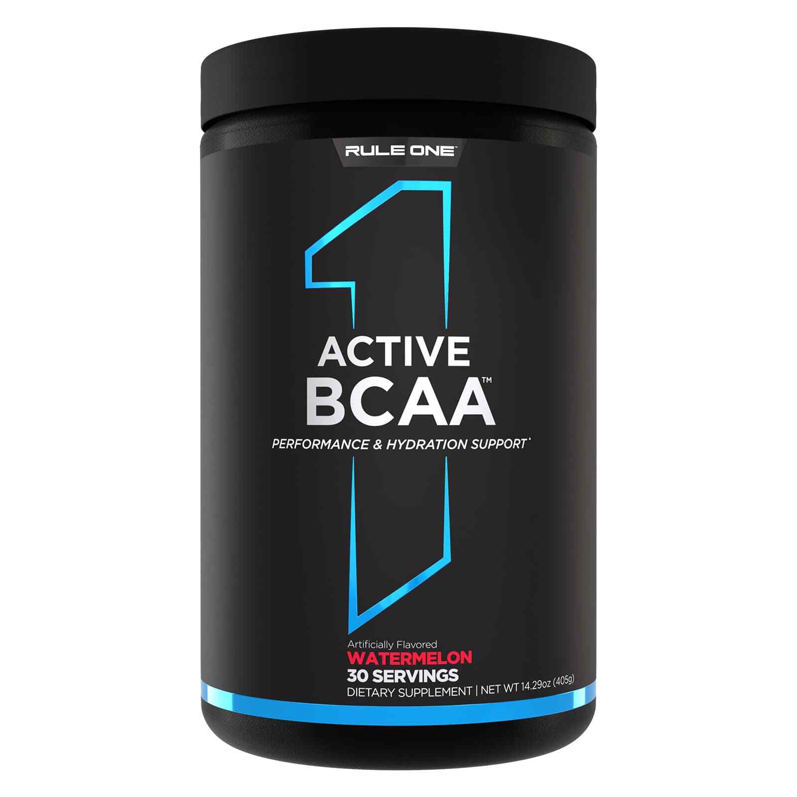 RULE 1 Train BCAAs 30 serv Watermelon Splash Stim Free Intra Workout 450g