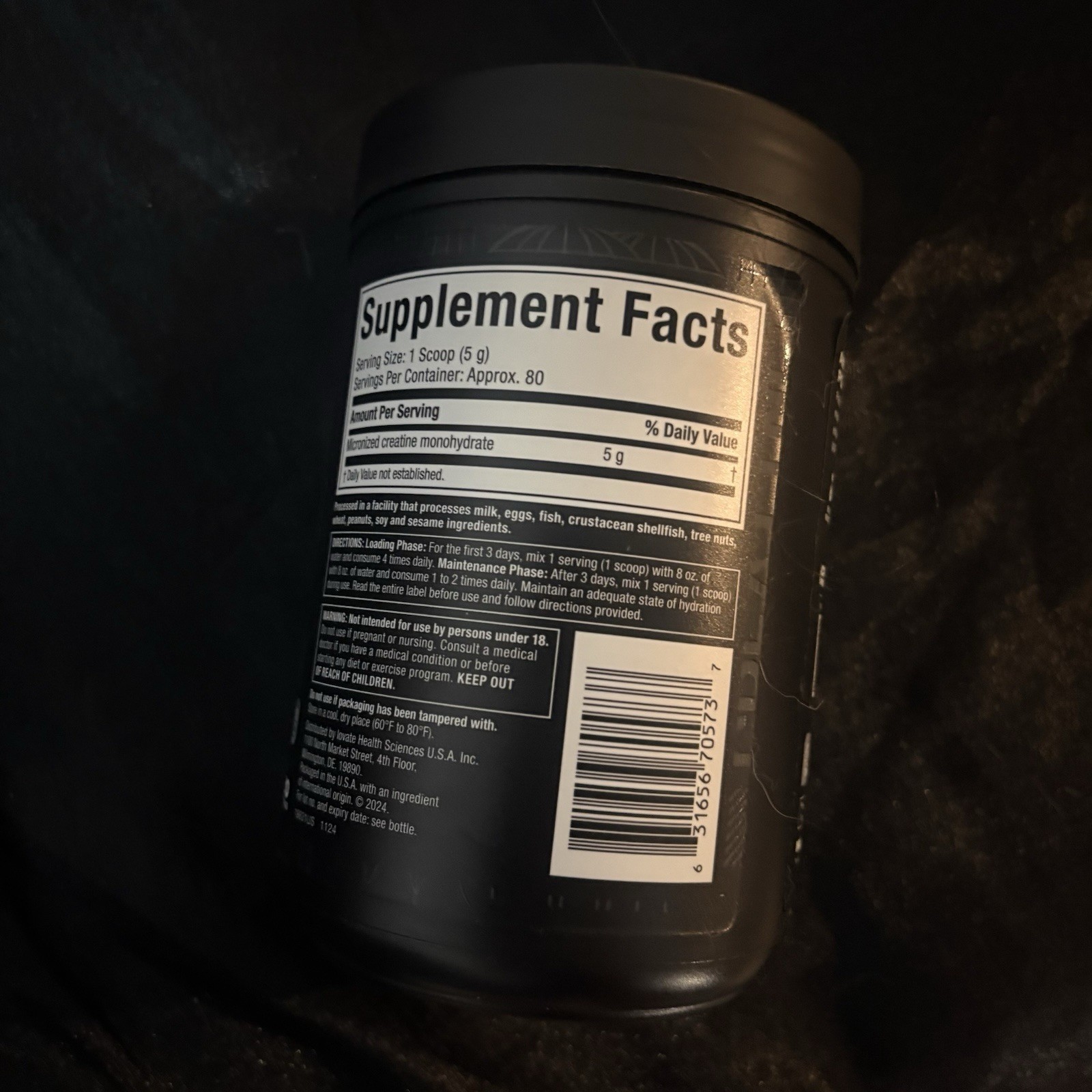 Creatine Monohydrate Powder Platinum Pure Micronized Muscle Recovery + Builder