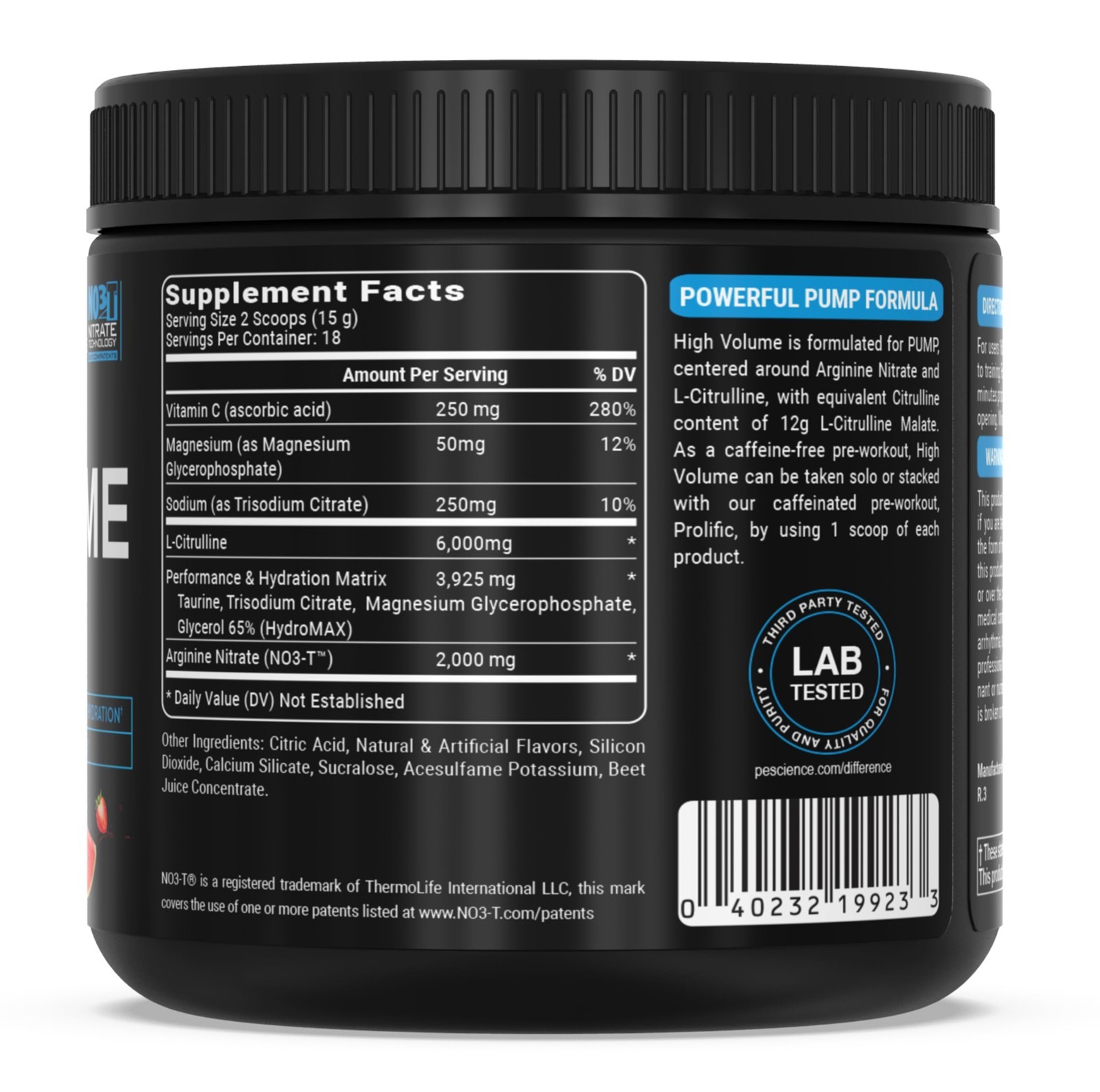 Stim-Free Pre-Workout Powder – Melon Berry Twist, Caffeine-Free, L-Citrulline, 3