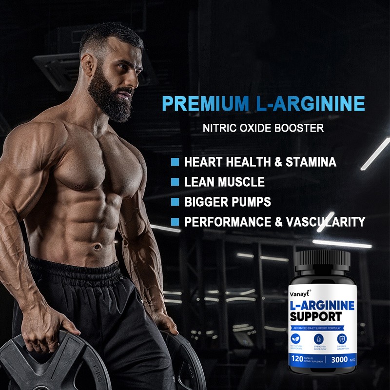 2Packs L-Arginine 3000mg with Black Pepper Muscle Strength Stamina Heart Support