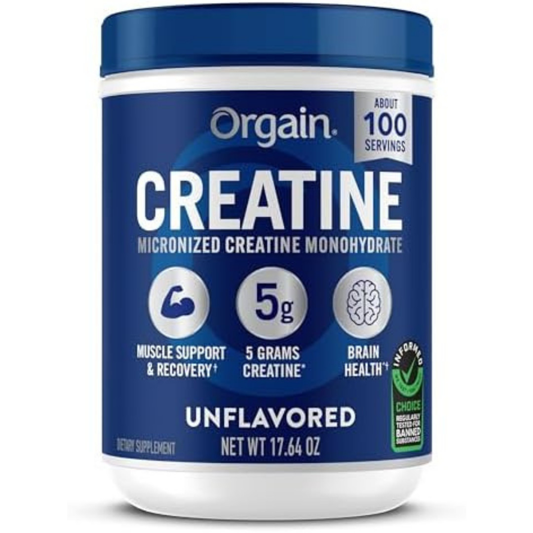 Creatine Monohydrate Micronized Powder Unflavored 100 Servings 17.64 oz Pure