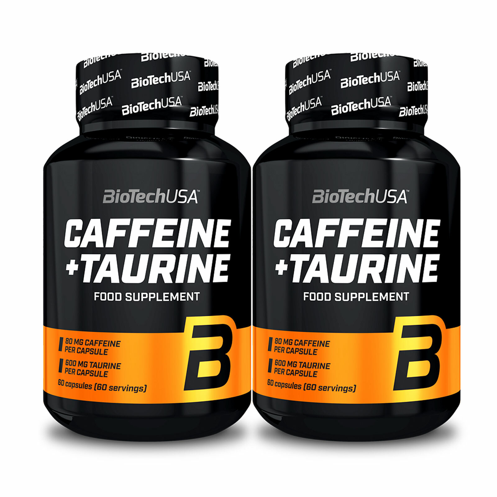 BIOTECH USA CAFFEINE & TAURINE Power Food Supplement Pills Energy & Weight Loss