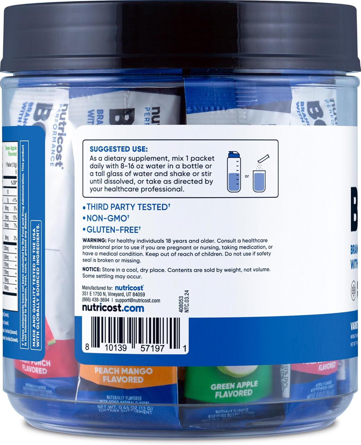 BCAA+ Hydration Variety Pack (20 Stickpacks) – Branched Chain Amino Acids with H