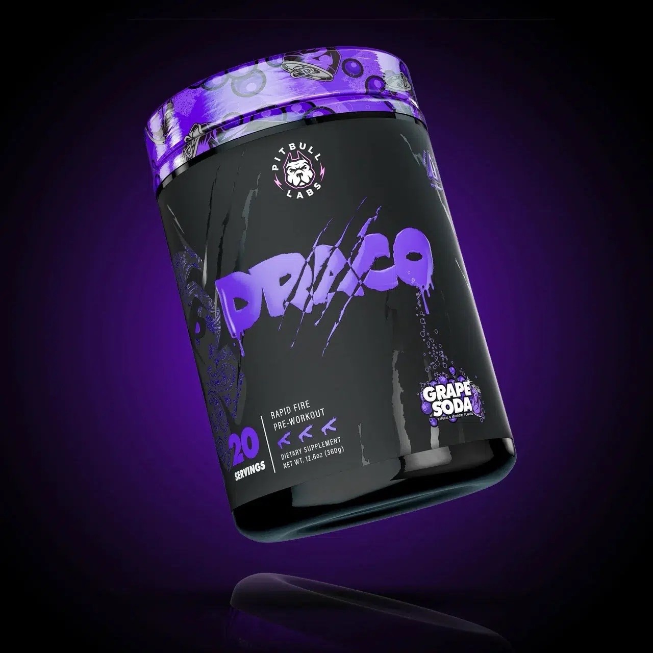 Pitbull Labs DRACO 450mg Caffeine Blend High Stim Pre Workout 2 flavors see 👇