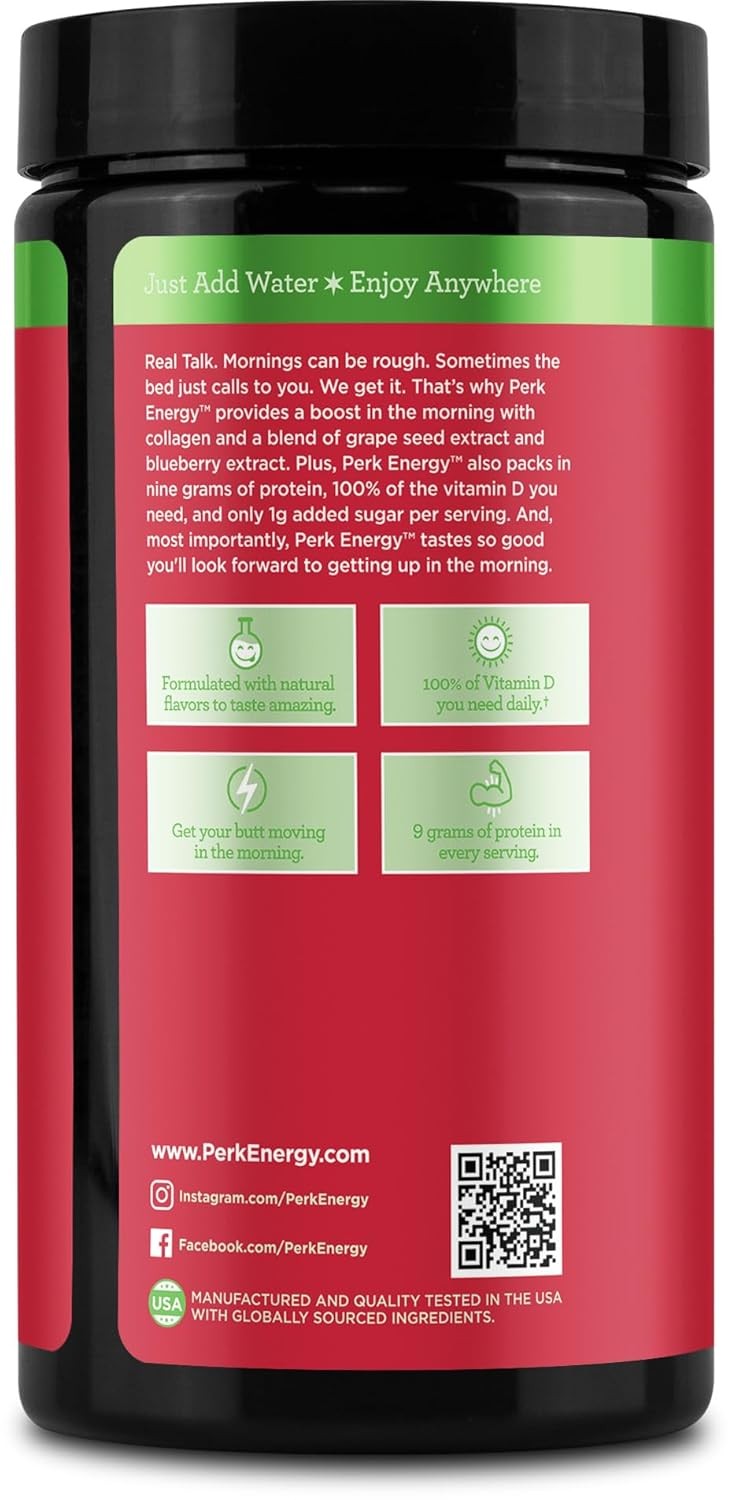 Perk Energy Original Mexican Hot Chocolate 20 Servings – Gluten Free