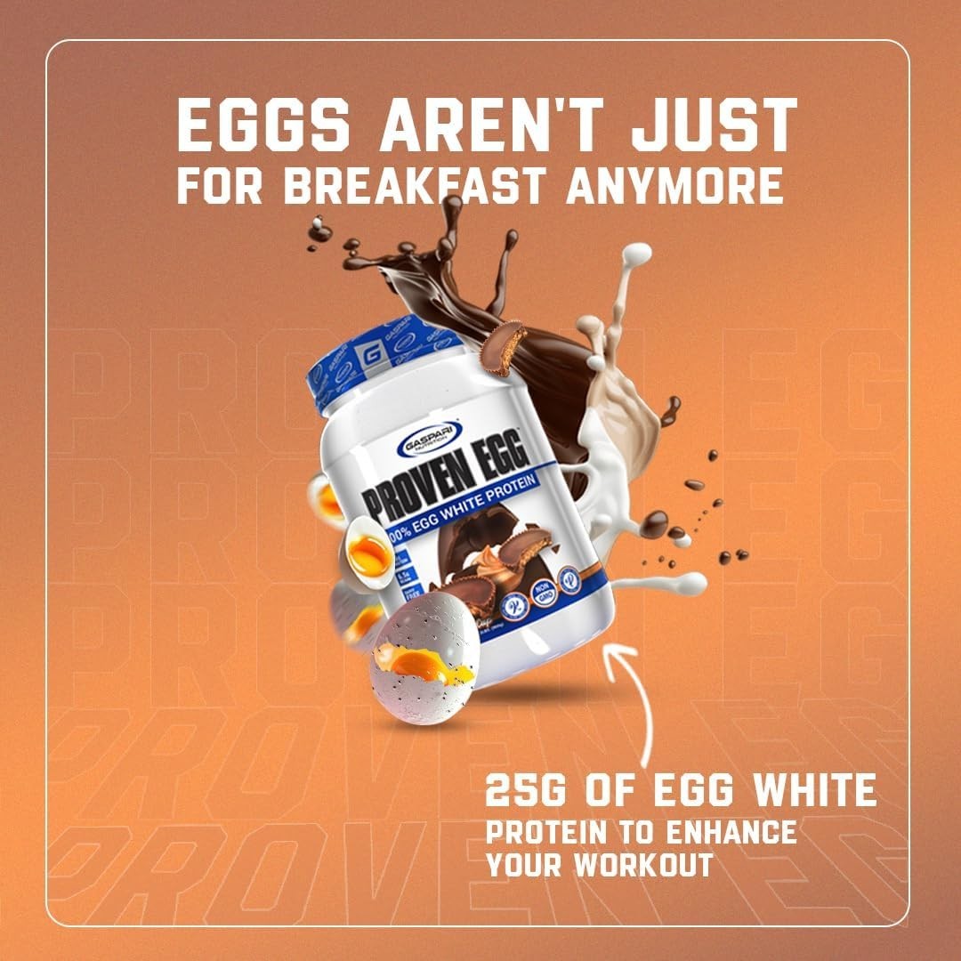 Proven Egg 100% Egg White Protein, 25g Protein, Keto Friendly – 1lb Chocolate