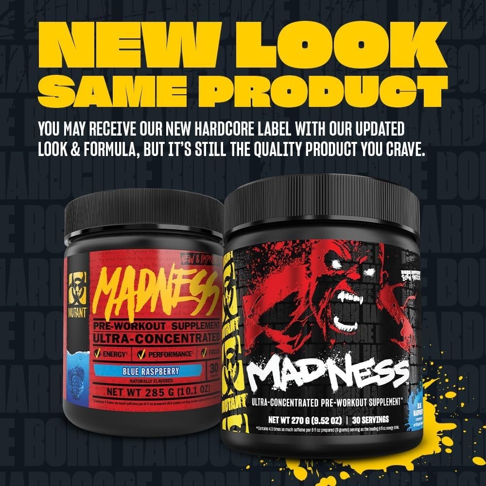 Fit Foods Mutant Madness Fruit Punch 270 g / 9.52 oz Each (Pack of 4)