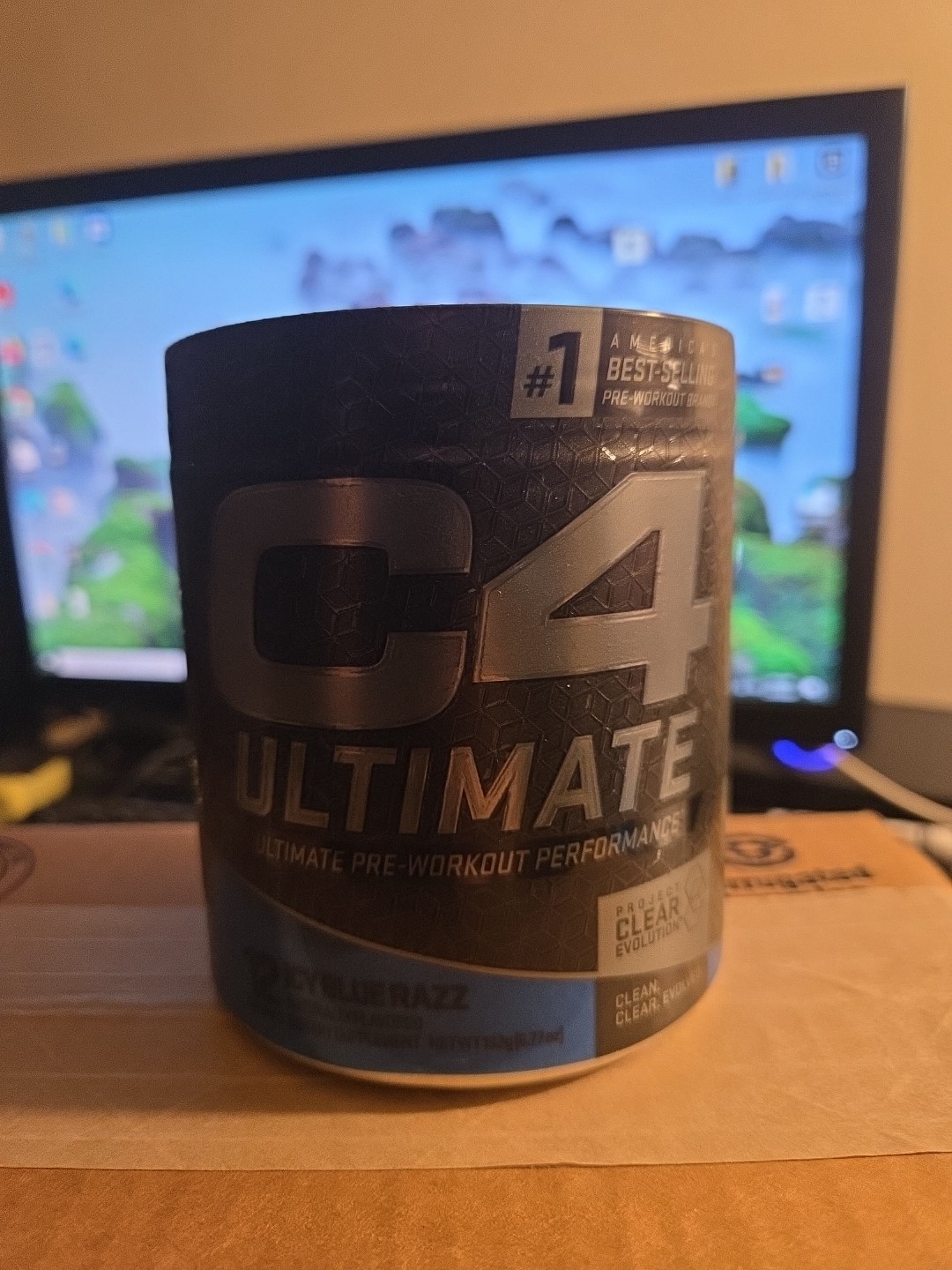 Cellucor C4 Ultimate Pre-Workout Supplement Icy Blue Razz (12 Servings) – NEW