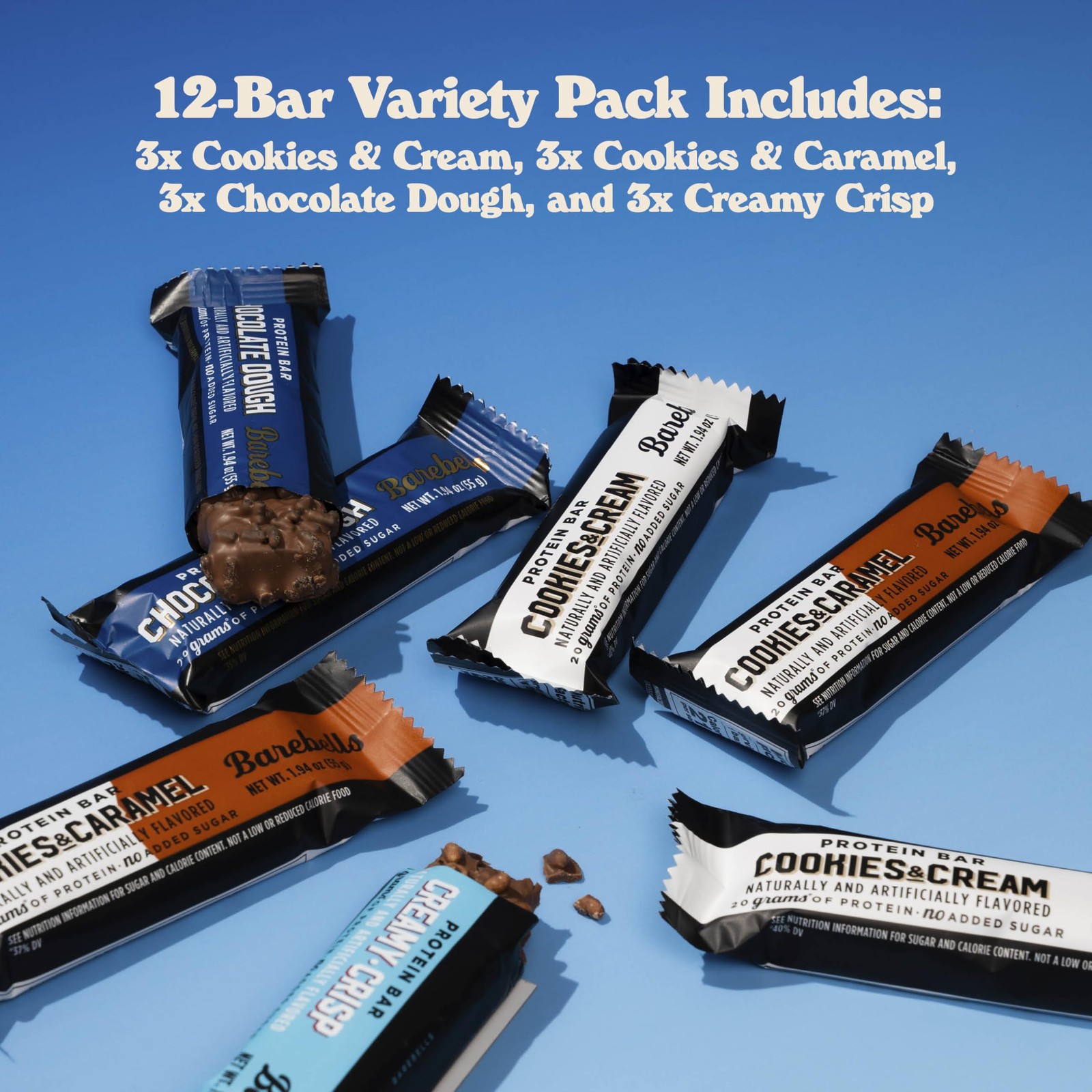 Barebells Bars Peoples Choice Variety 12 Bars Nutritious Snacks 20G Of –