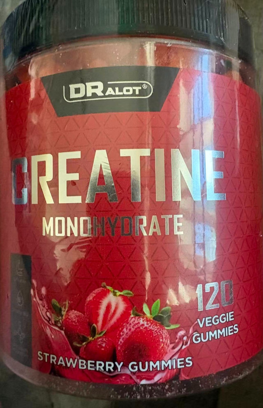 Dralot Creatine Monohydrate Gummies 3 x 120 Gummies,More 15% Strength