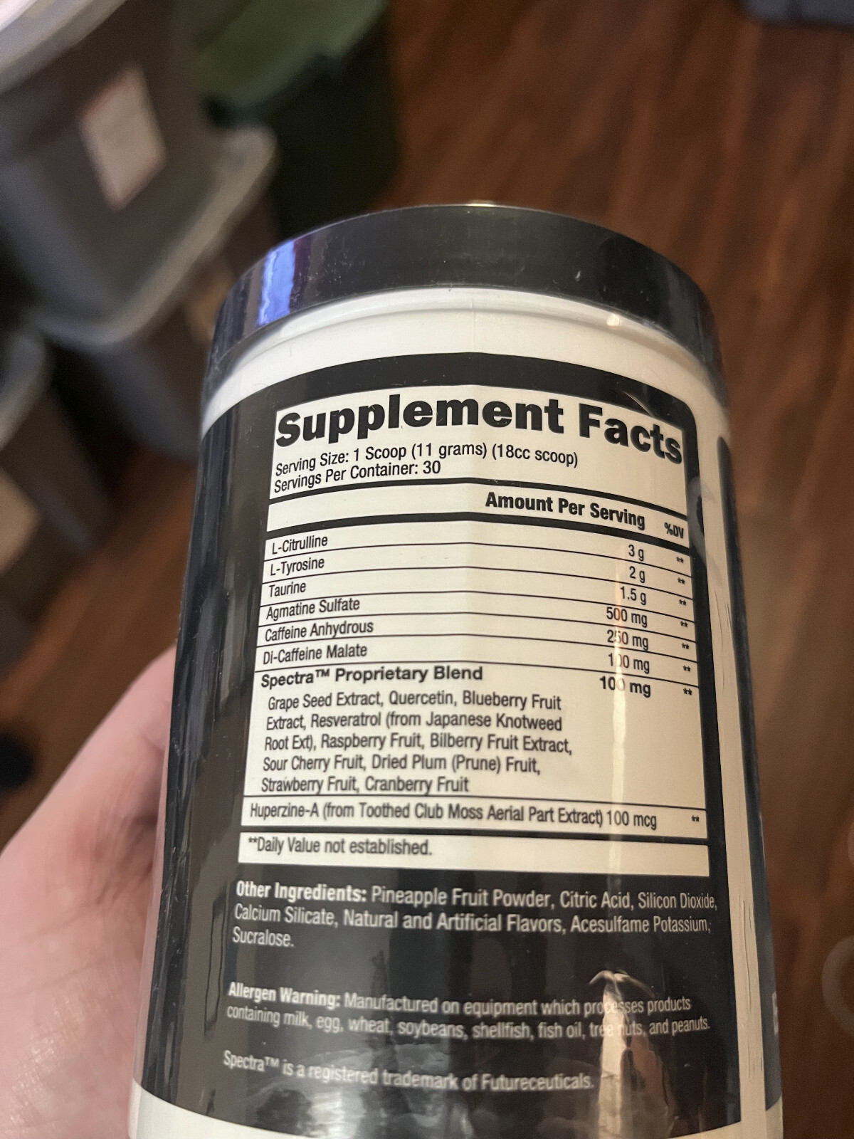 Controlled Labs White Warped Pre-Workout, 30 Servings SOUR CANDY APPLE FLAVOR
