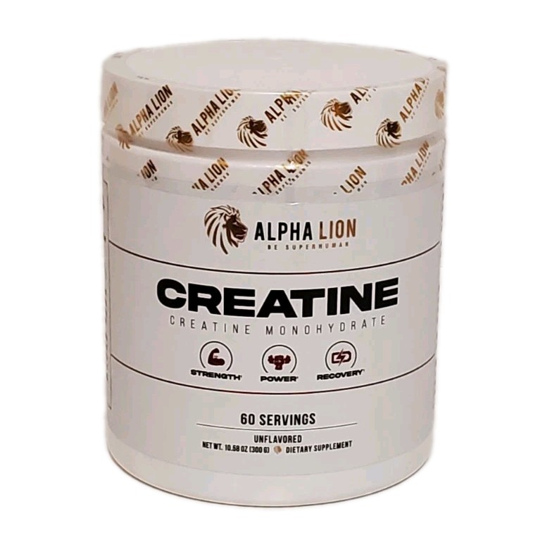 Alpha Lion Creatine Monohydrate Powder Strength Recovery Workout Supplement