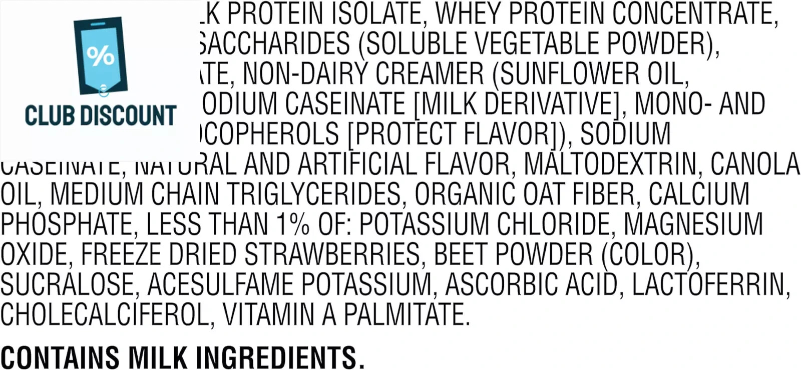 Muscle Milk Genuine Protein Powder, Strawberries ‘N Crème, 1.93 Pounds, 12 Servi
