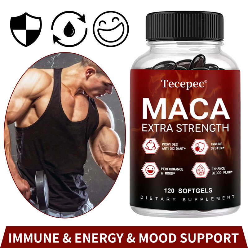 Maca – Extra Strength Testosteron Boosting Formula for Men , Stamina Support