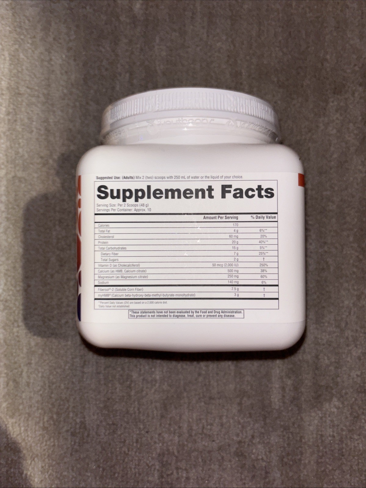 You Theory Muscle Guard And Weight Loss Support Protein With Hmb And Fiber