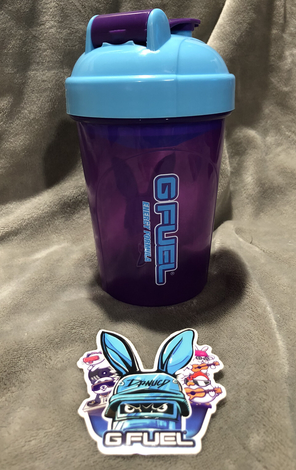 G Fuel Raspberry Iced Tea Collectors Box Sticker, Tub, Box, & Cup READ