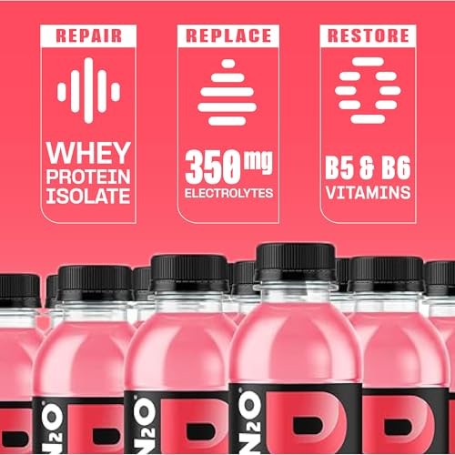 Protein2o Whey Protein Isolate Drink, Strawberry Watermelon, 16.9oz, 12 Count