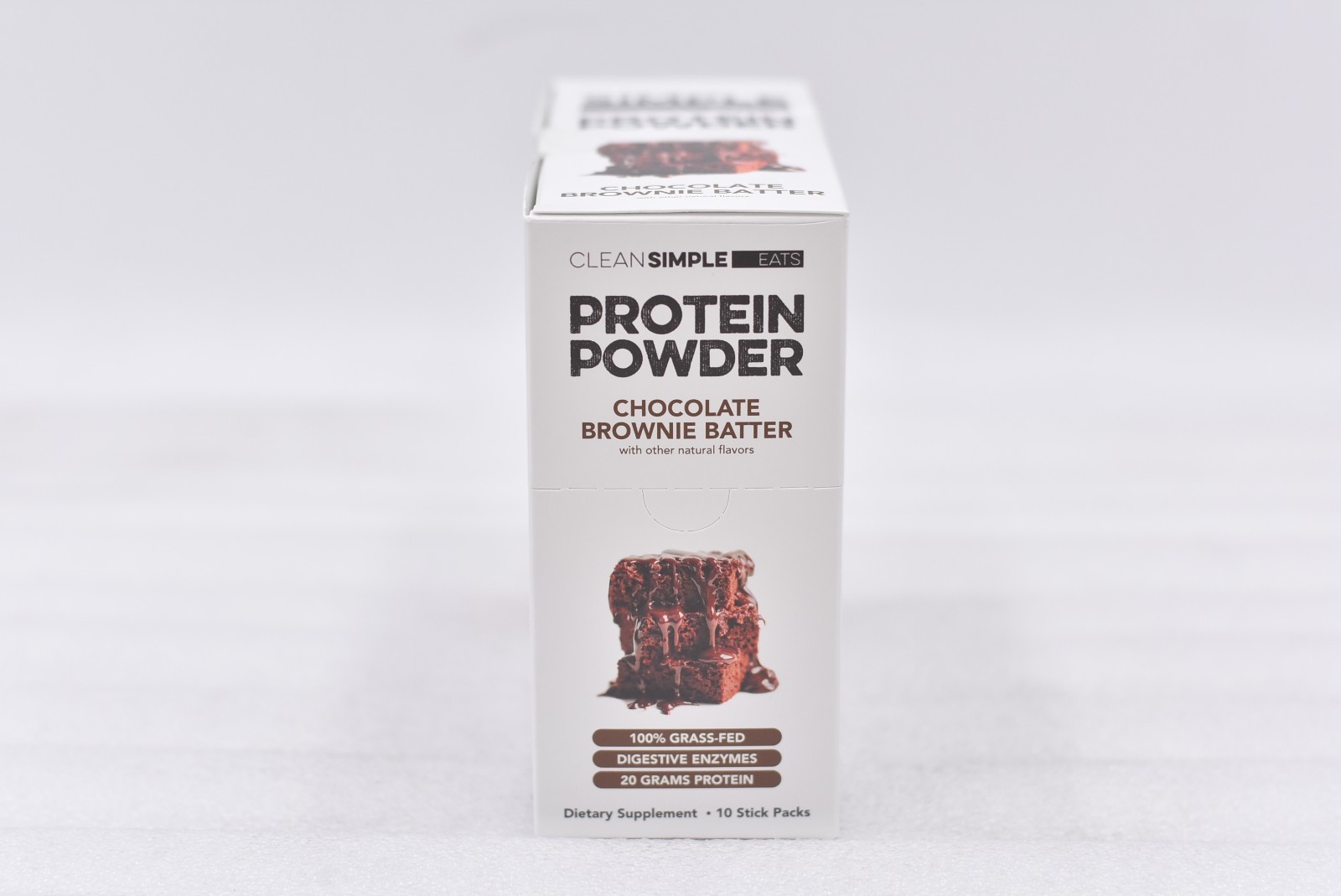 Clean Simple Eats Protein Powder Chocolate Brownie Batter – 10 Packs Exp: 03/27