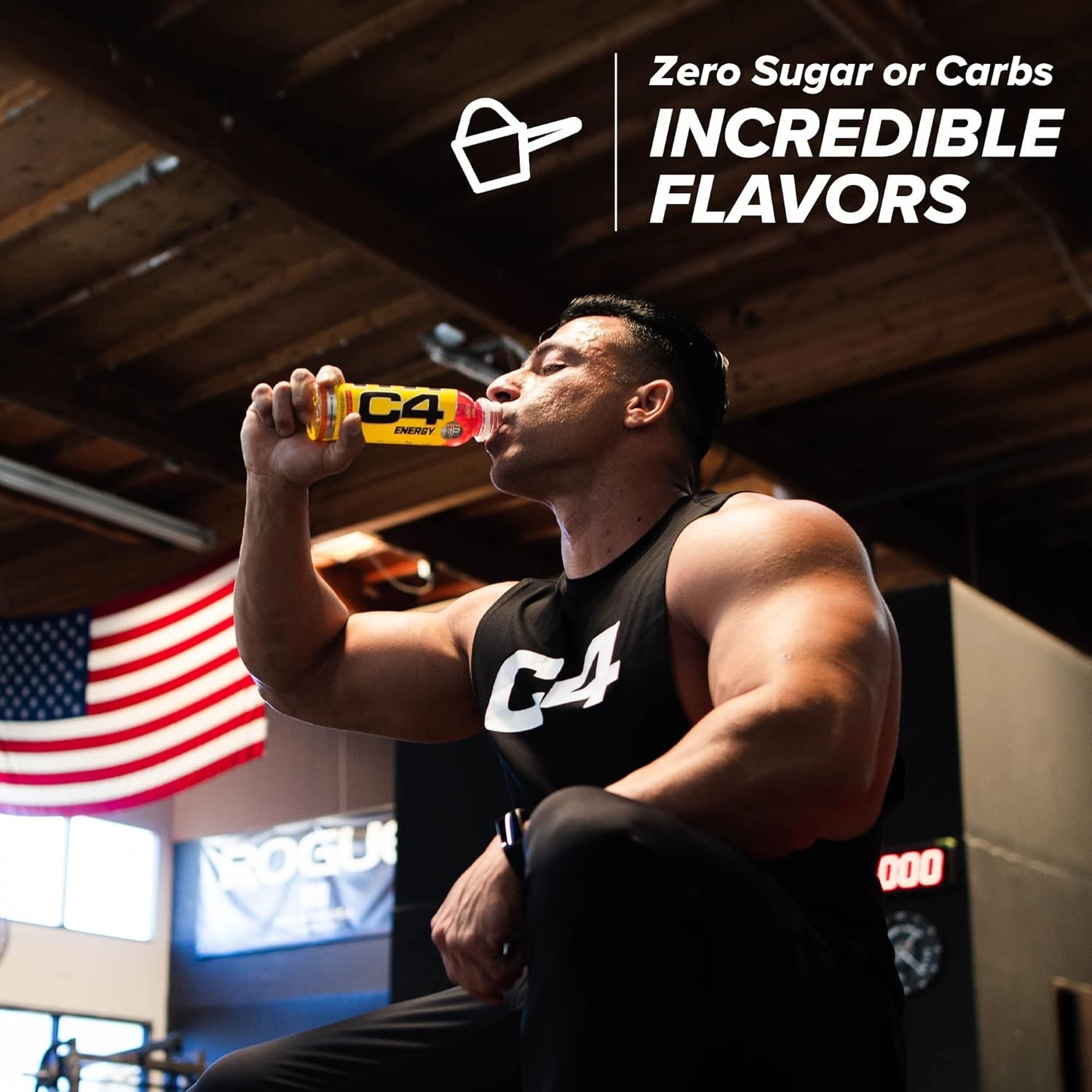 Cellucor Zero Sugar Energy Drink – 12 Pack of Non-Carbonated Beta Alanine Boost