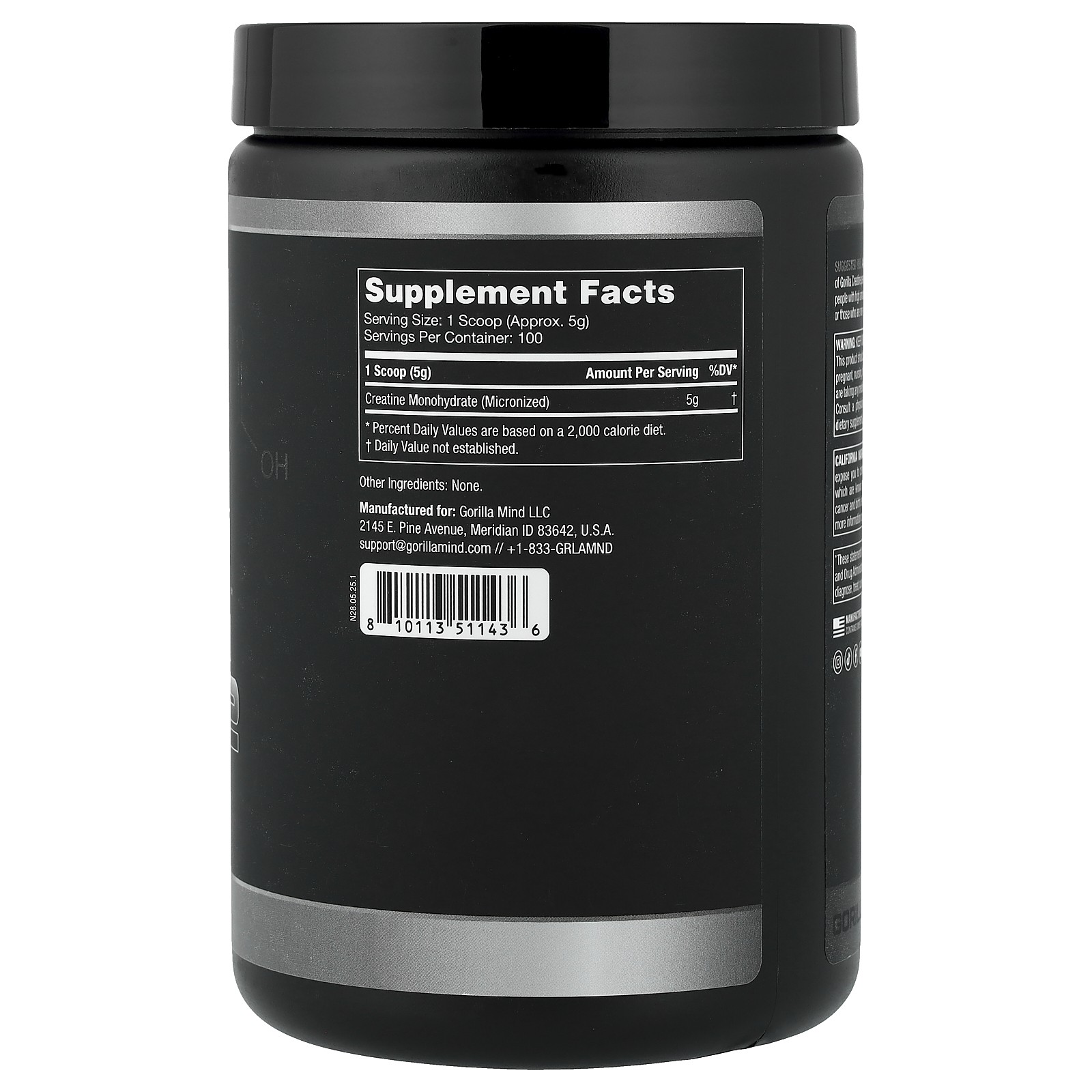 Creatine, 1.1 lb (500 g)