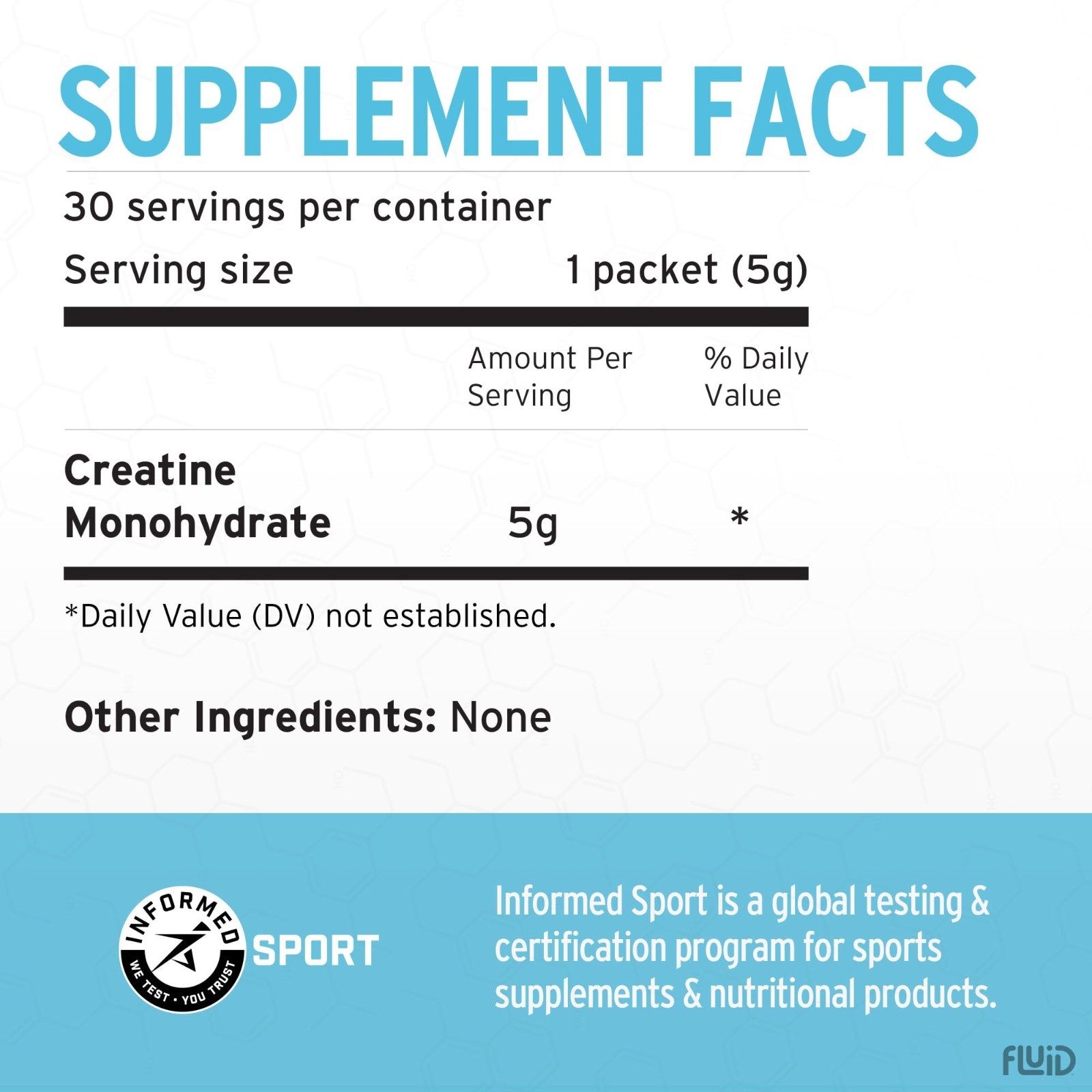 Micronized Creatine Monohydrate Powder – Informed Sport Certified, Unflavored, 3