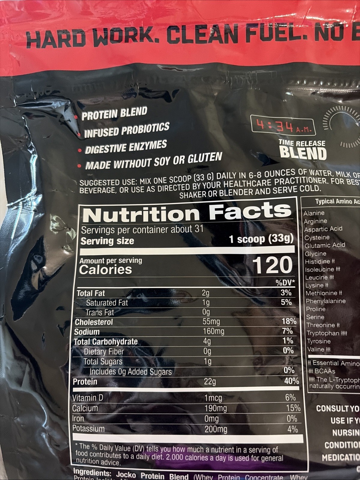 Jocko Protein Powder Strawberry Milkshake 2.3lb