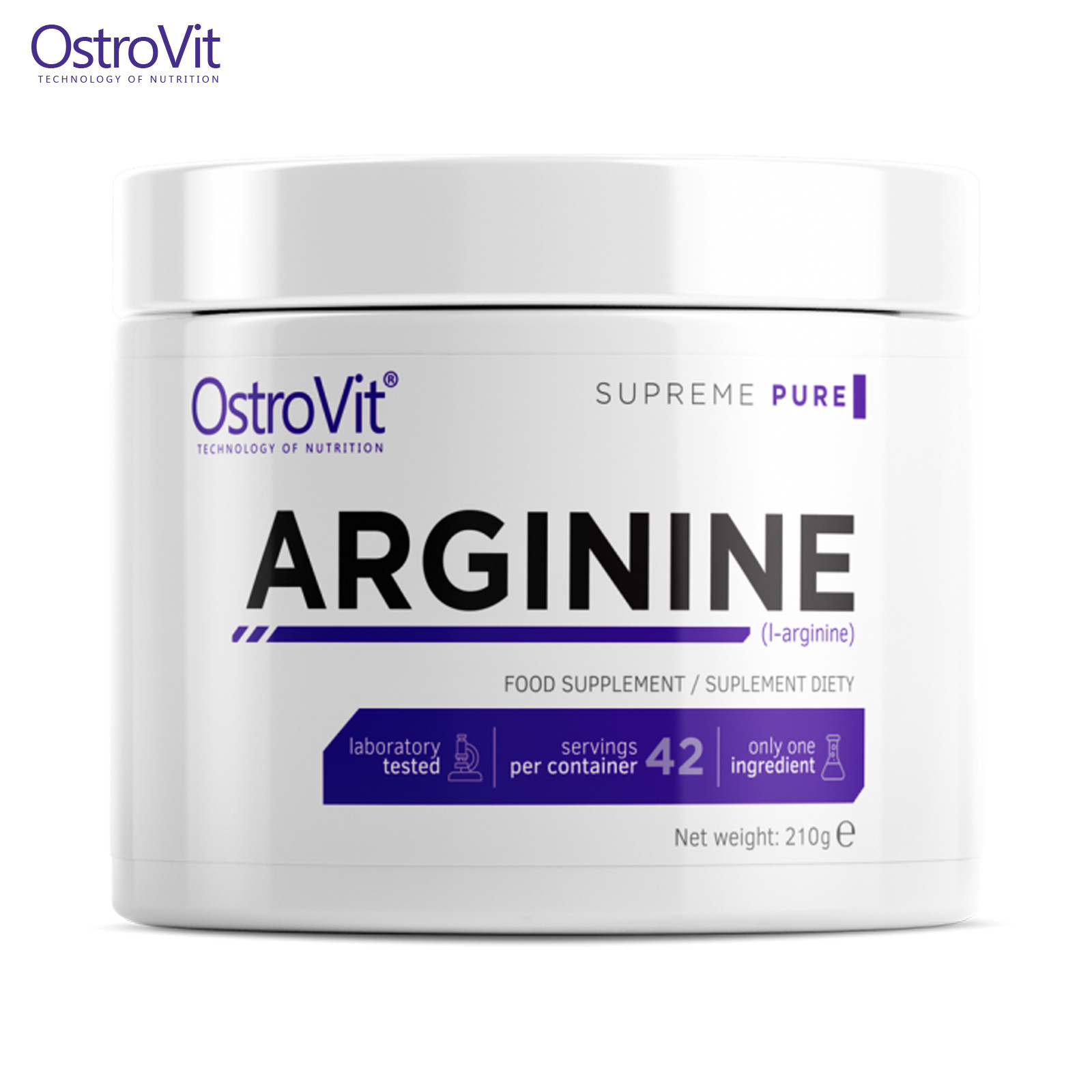 ARGININE 210 – 42 SERVINGS Supreme Pure Anabolic Muscle Pump & Growth Nutrition