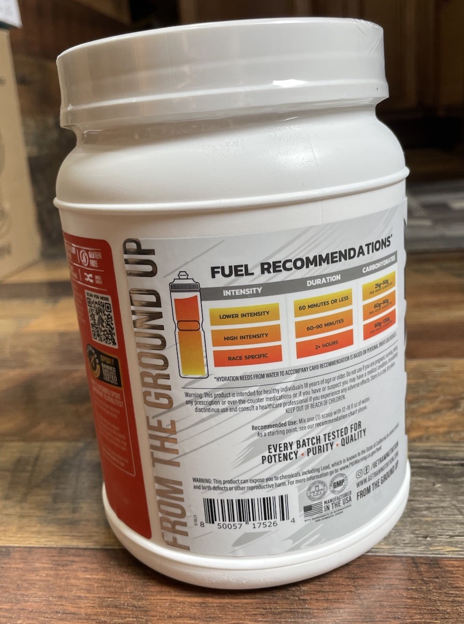 RAW Fuel Premium Endurance Supplement Powder Orange Hydration Stamina Exp 7/27