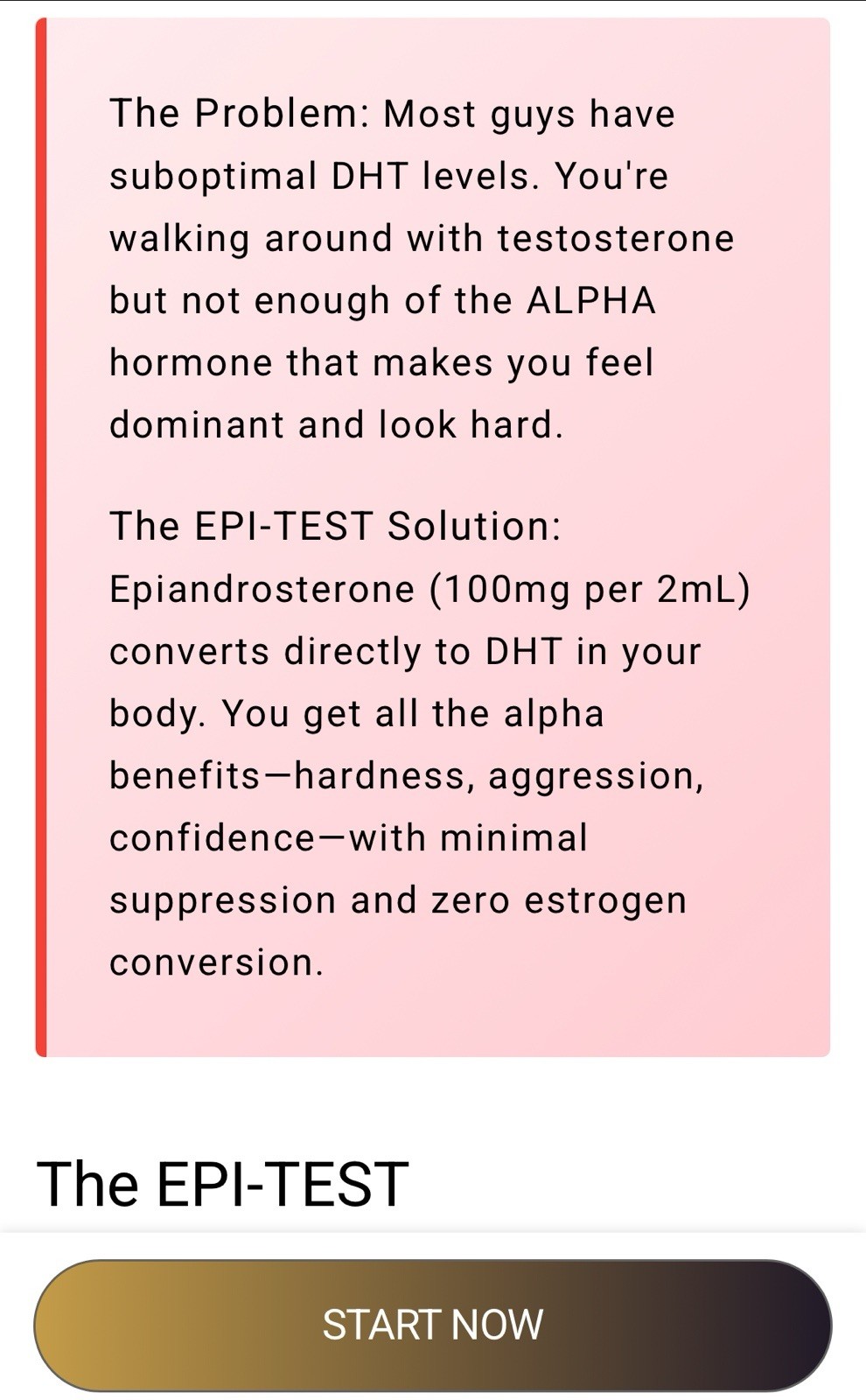 Epi-AlphaTest Epiandro Vial 2Step Precurs. 2 Stanolone By Vintage Muscle💪🏛️🧪
