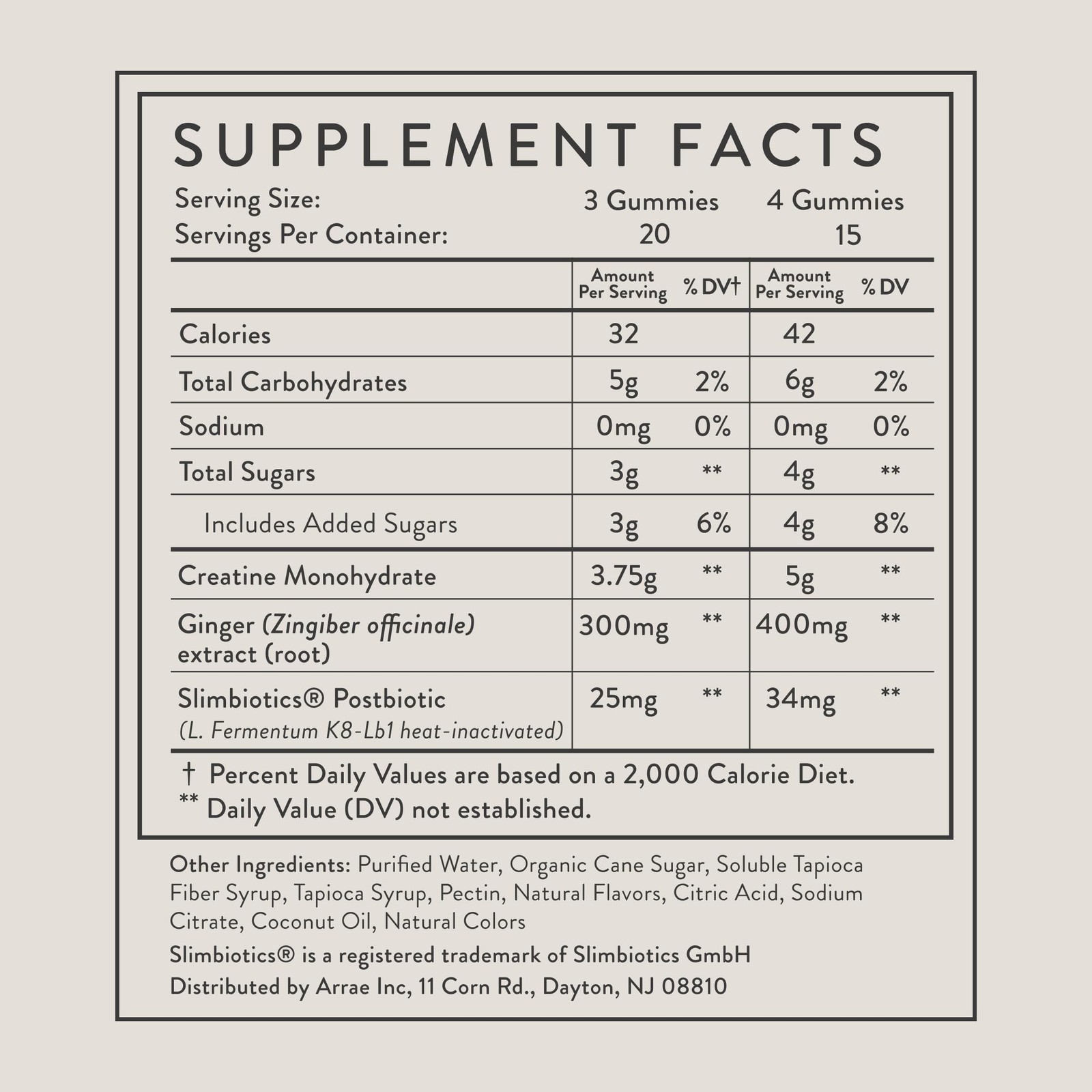 Tone Gummies – Creatine Monohydrate for Women – Support Lean Muscle, Strength…