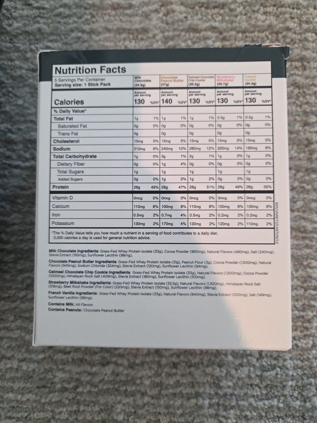 TRANSPARENT LABS 🔥 – Variety 5 Pack Whey Protein Isolate W/ Blender Bottle