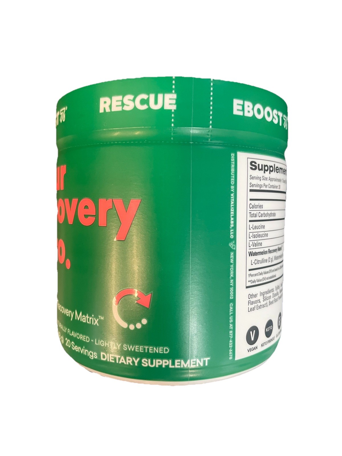 Eboost Post-Workout Watermelon Rescue Tub 8.74 oz