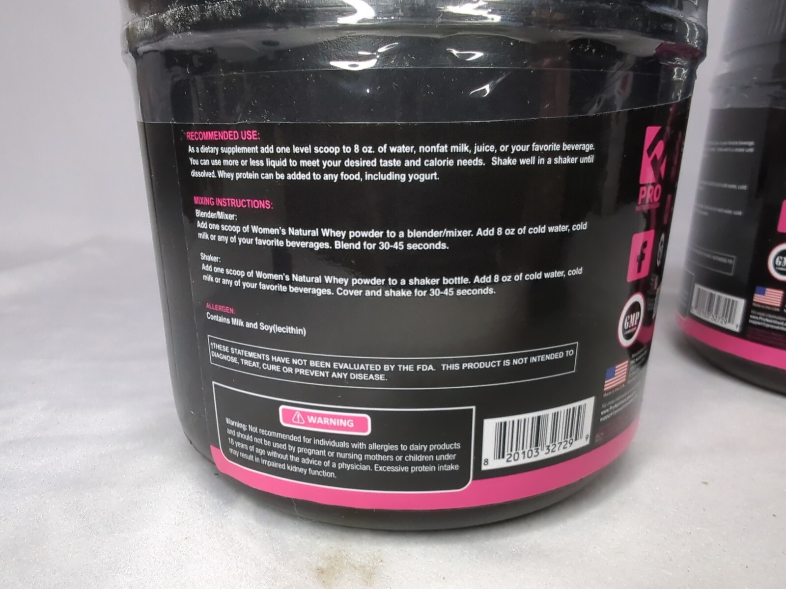 Whey Protein Powder for Women Weight Loss & Lean Muscle (2pck) Pro Nutrition Lab