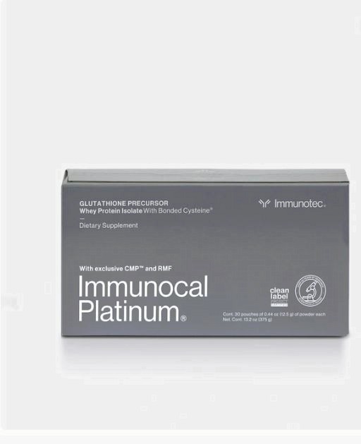 Immunotec Immunocal Platinum Glutathione Precursor 30 pouches Exp 10/2027