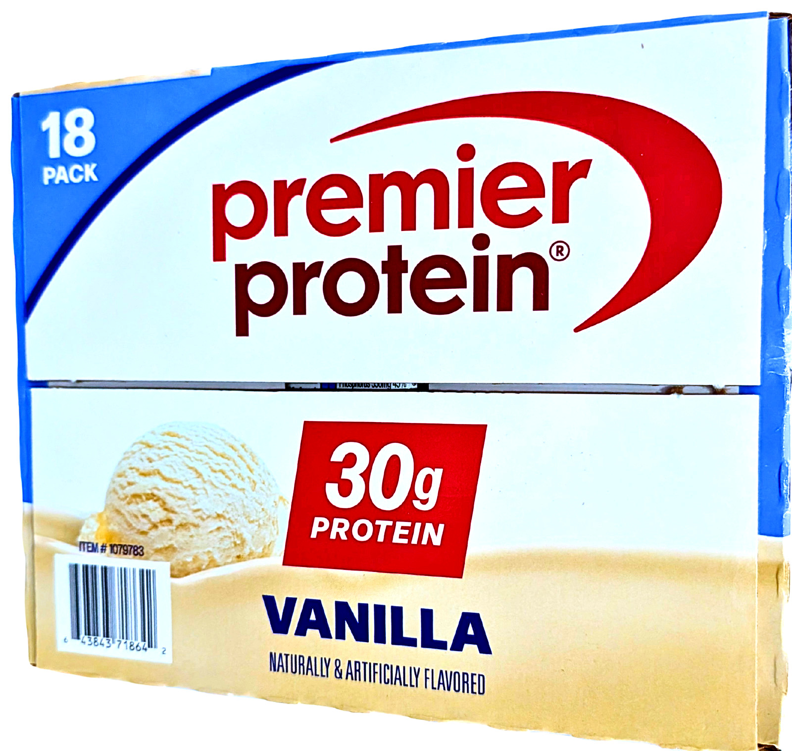 Premier 30g Plus High Protein Shake Vanila 18 Ct x 11 Fl Oz 10/26 EXP 01/2027
