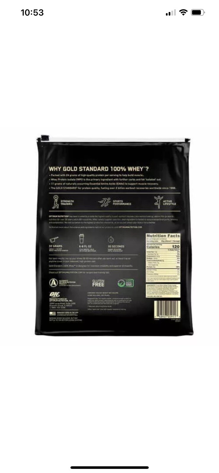 Optimum Nutrition Gold Standard 100% Whey Protein Powder, Extreme Milk Chocolate