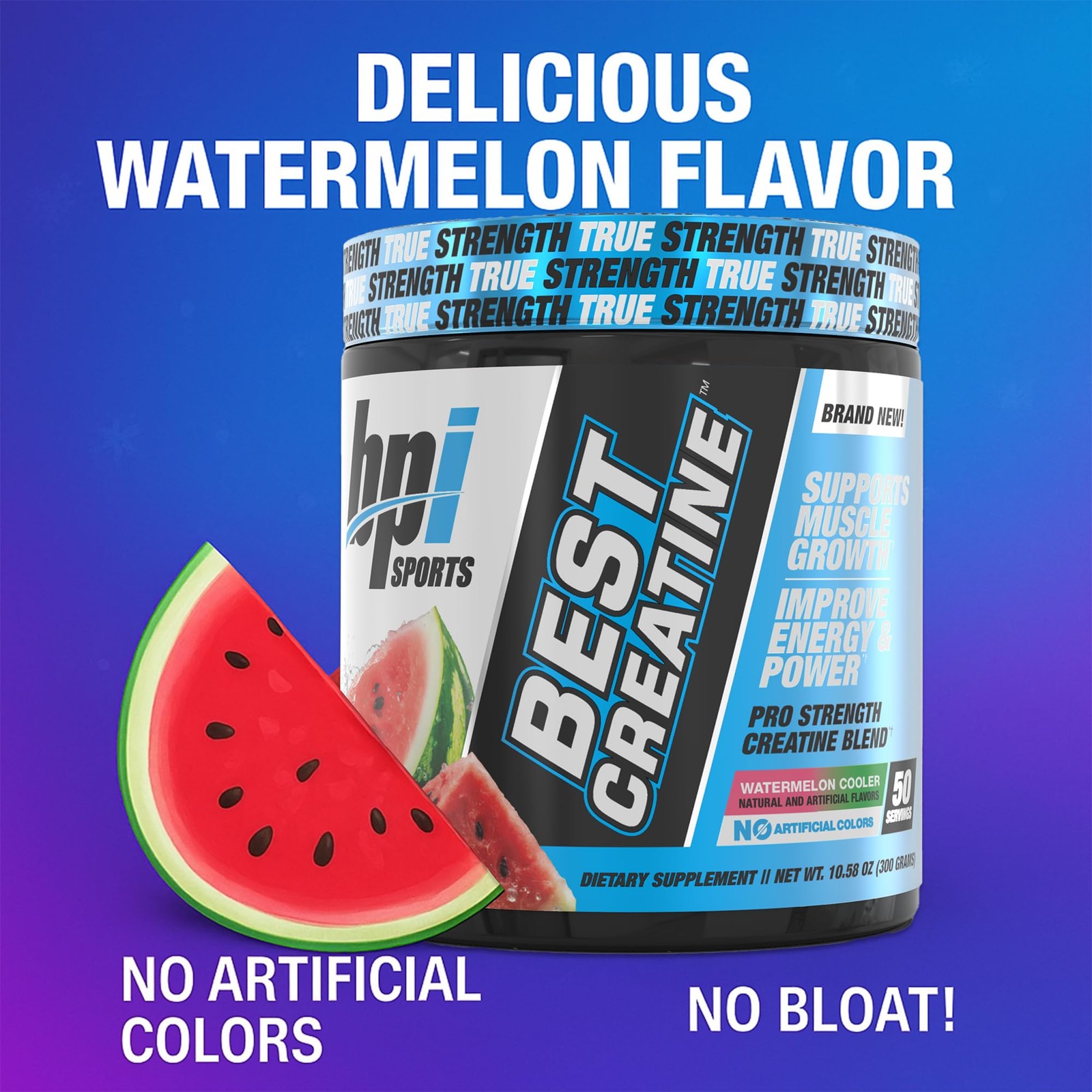 BPI Sports Best Creatine – 10 Ounce (Pack of 1), Watermelon Cooler