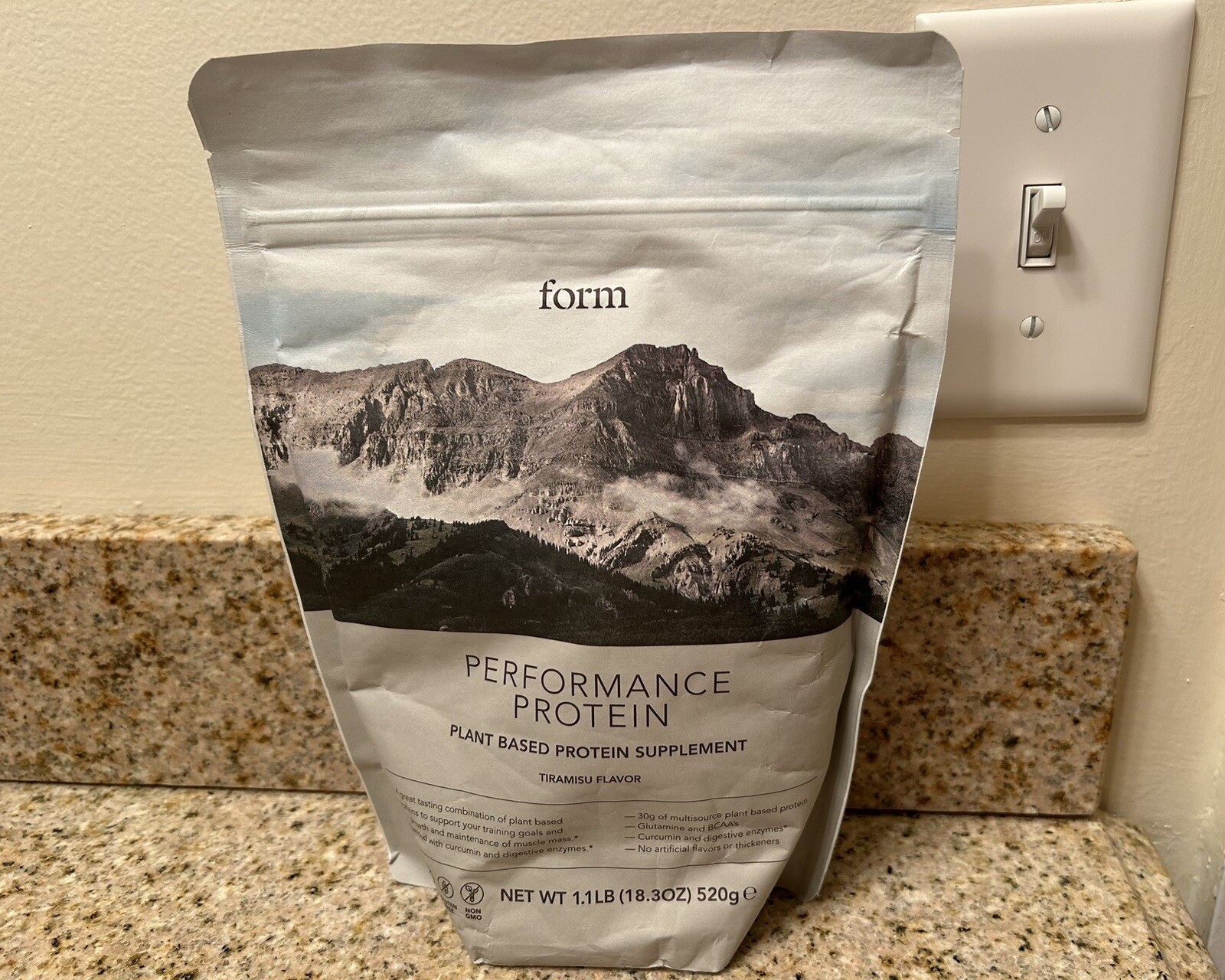 Form Performance Plant Based Protein Supplement Tiramisu 1.1 LBs New