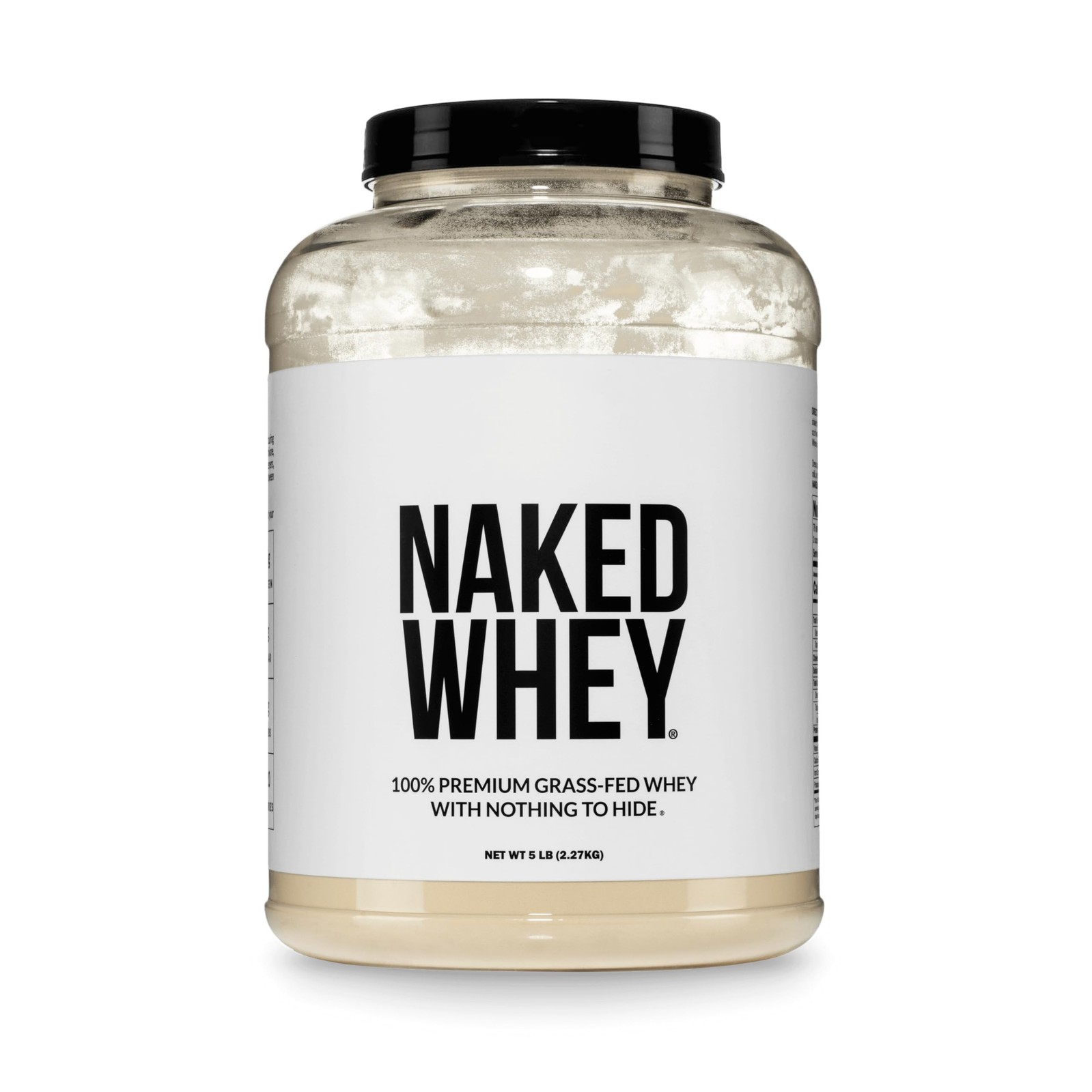 NAKED Whey 5LB 100% Grass Fed Unflavored Protein 5 Pound (Pack of 1)