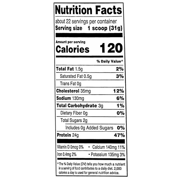 Equate Smooth Vanilla Whey Protein Powder 24 oz Protein Supplement