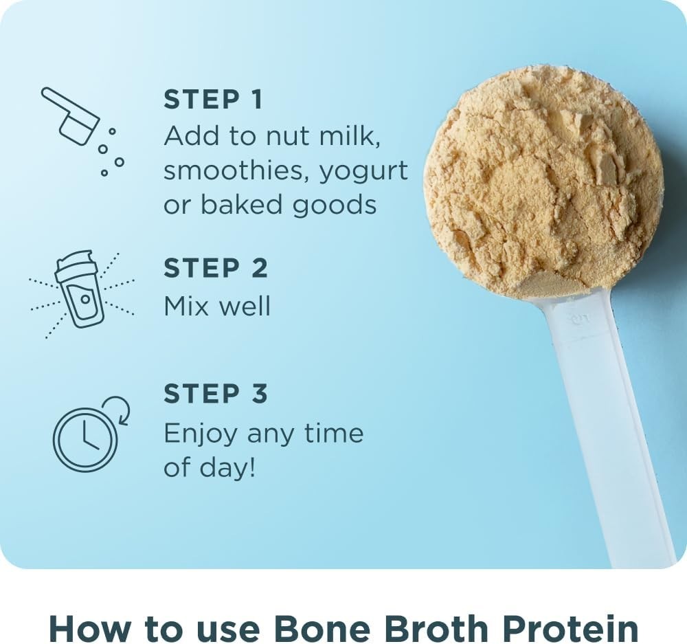Ancient Nutrition Bone Broth Protein Vanilla 492 g / 1.1 lb / 17.4 oz