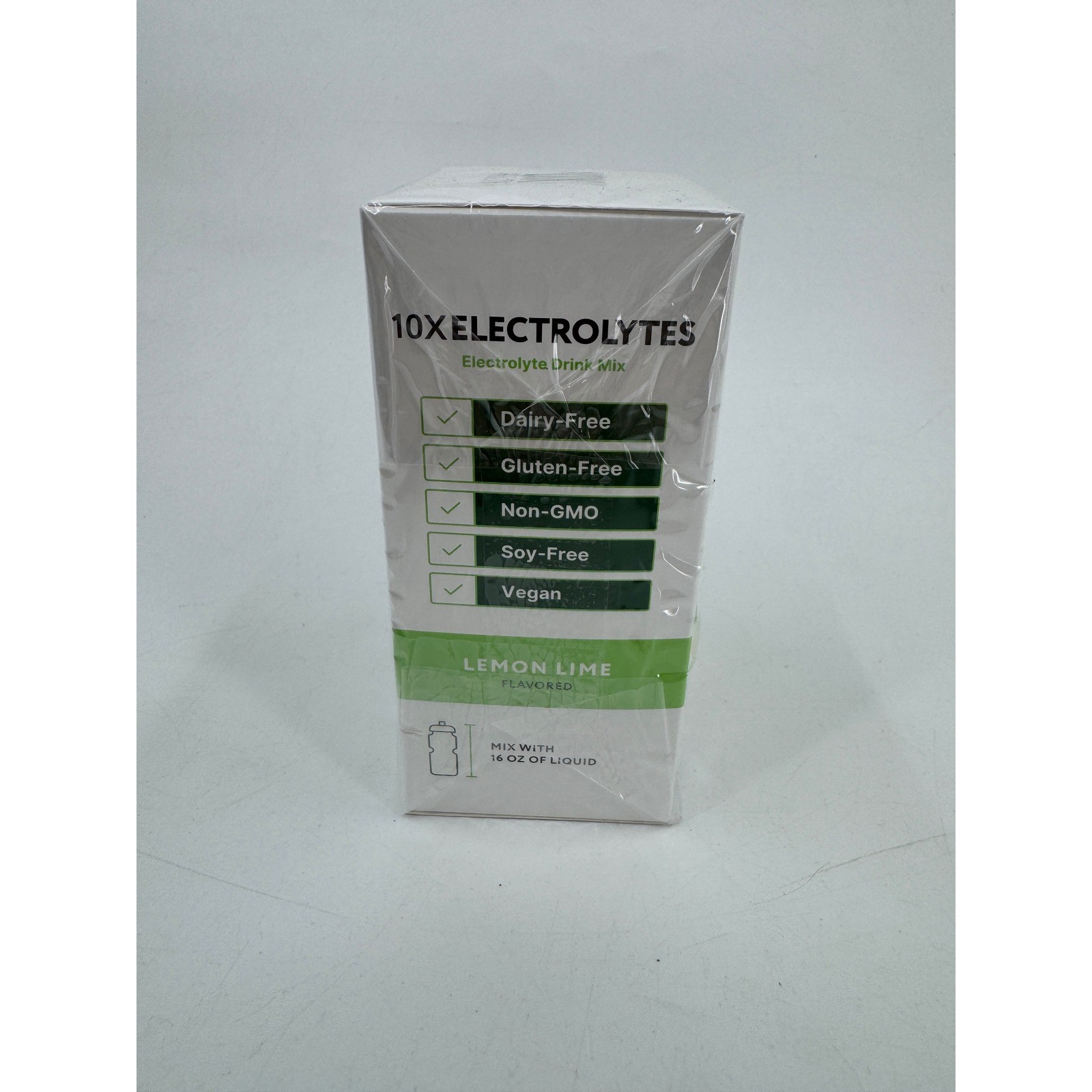 10X Health System Electrolytes Lemon Lime Drink Mix 30 Stickpacks Exp 02/27