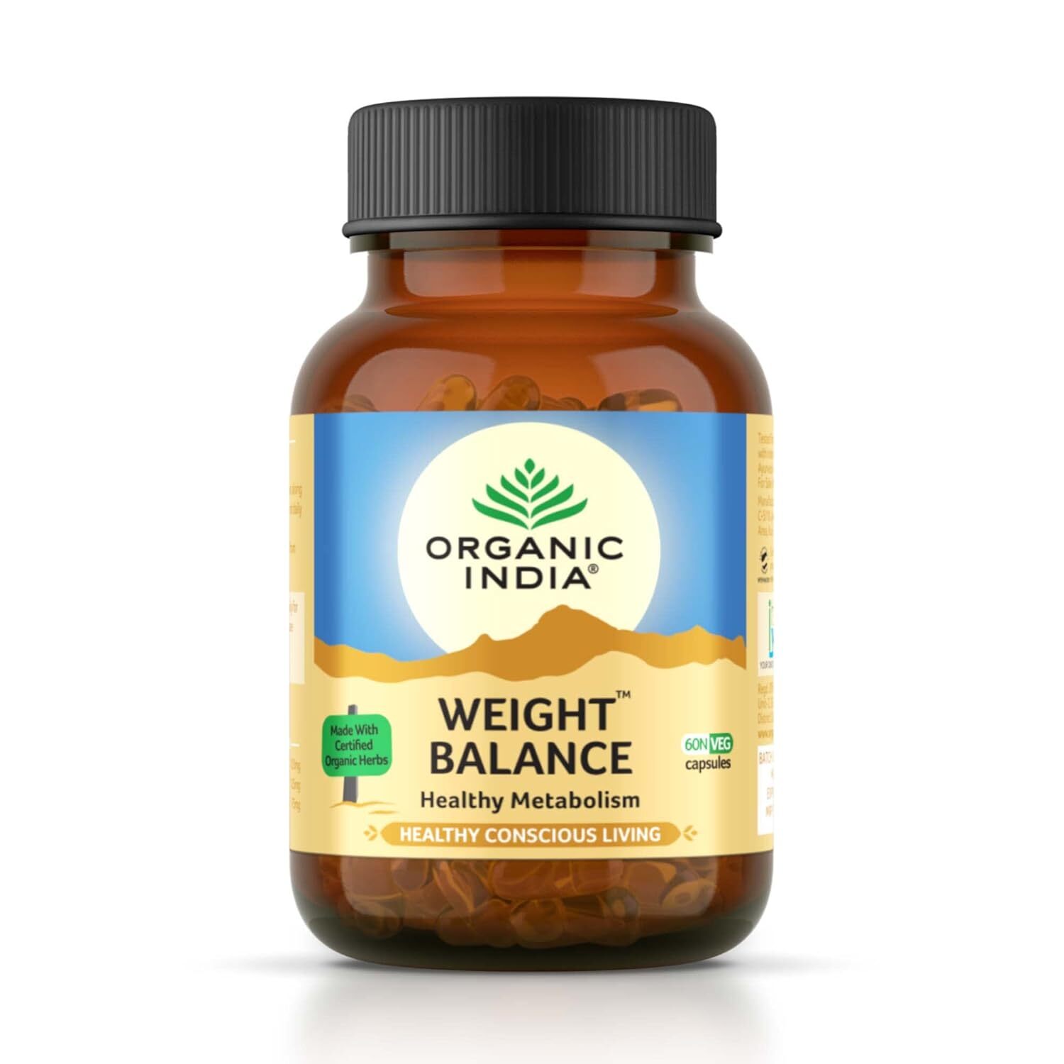 ORGANIC INDIA Alternative for Bulking & Strength Supplement, 60 Capsules