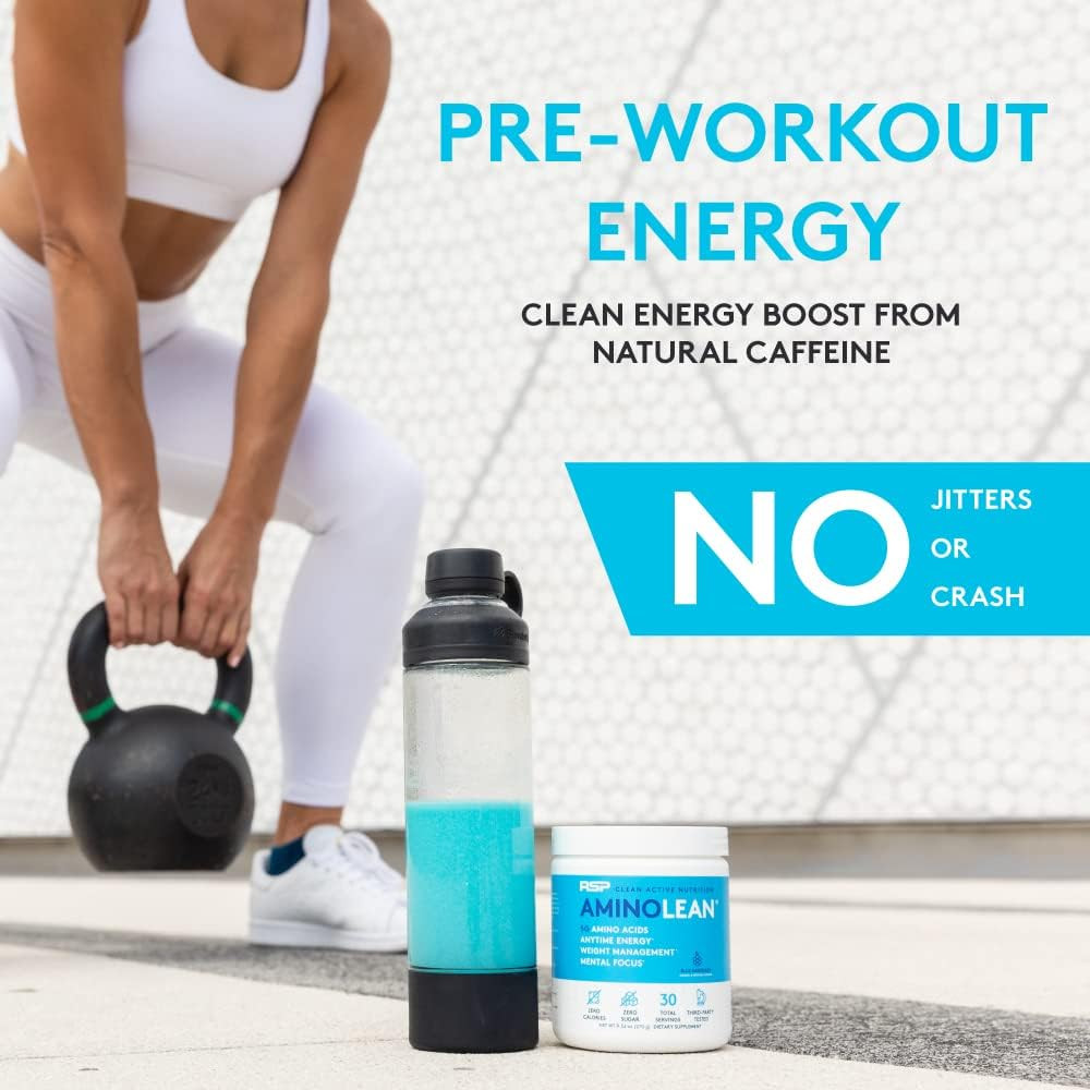 RSP NUTRITION AminoLean Pre Workout Powder, Amino Energy & Weight Management wit