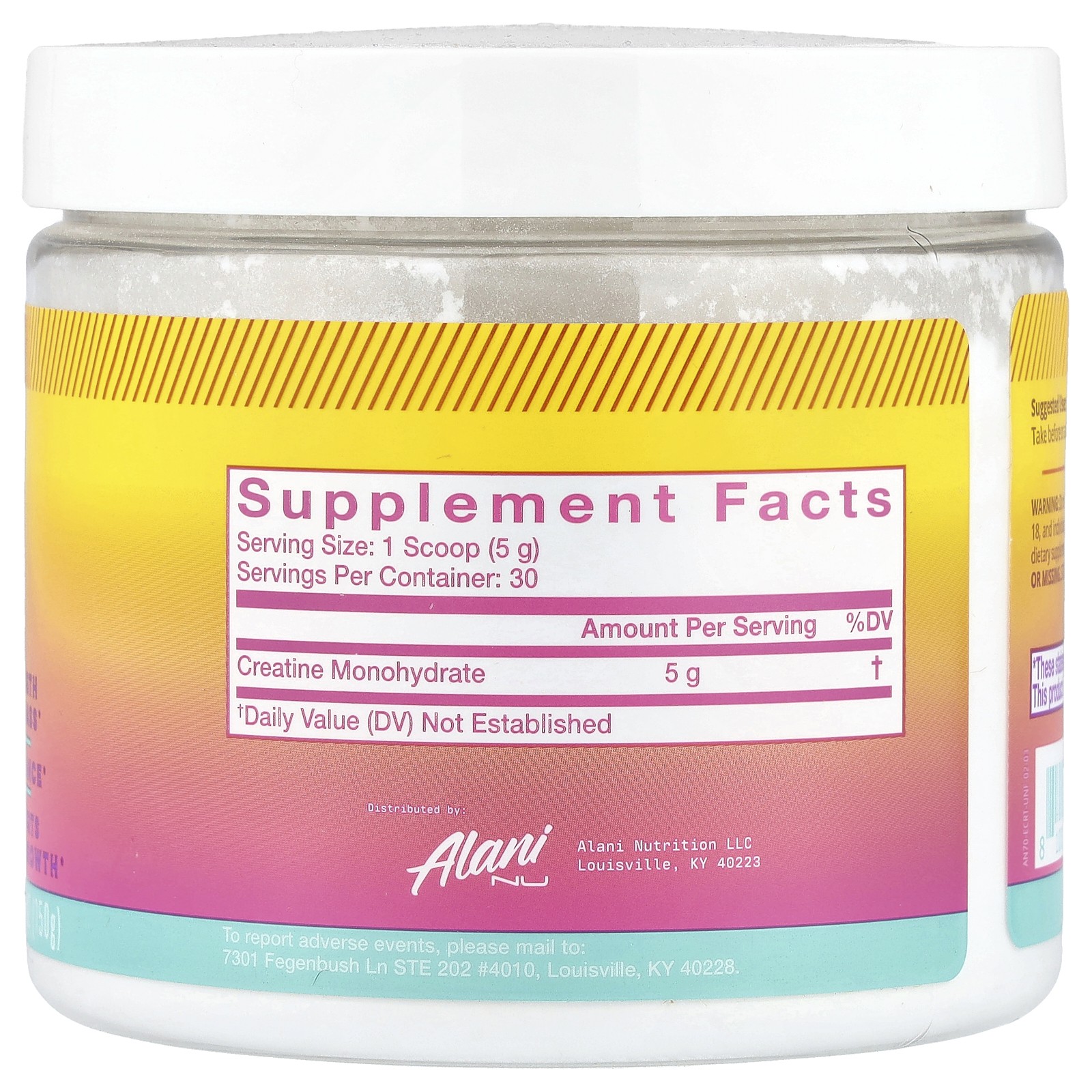Creatine, Unflavored, 5.2 oz (150 g)
